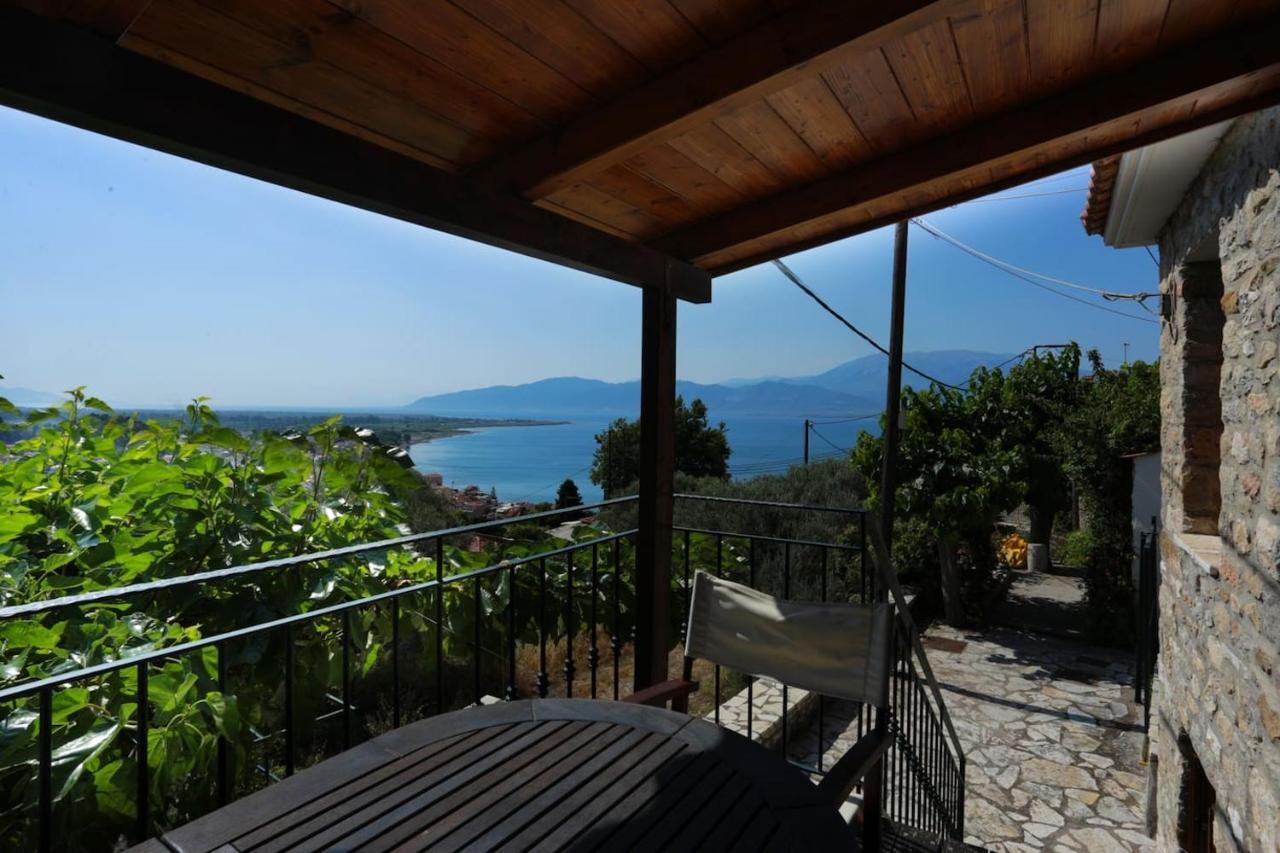 To Spiti Sto Castro Lägenhet Nafpaktos Exteriör bild